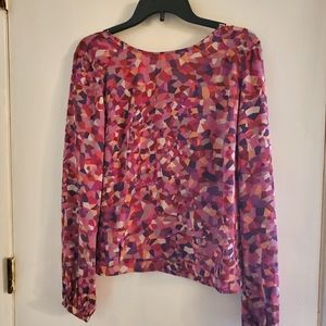 CAbi Kaleidoscope long sleeve blouse